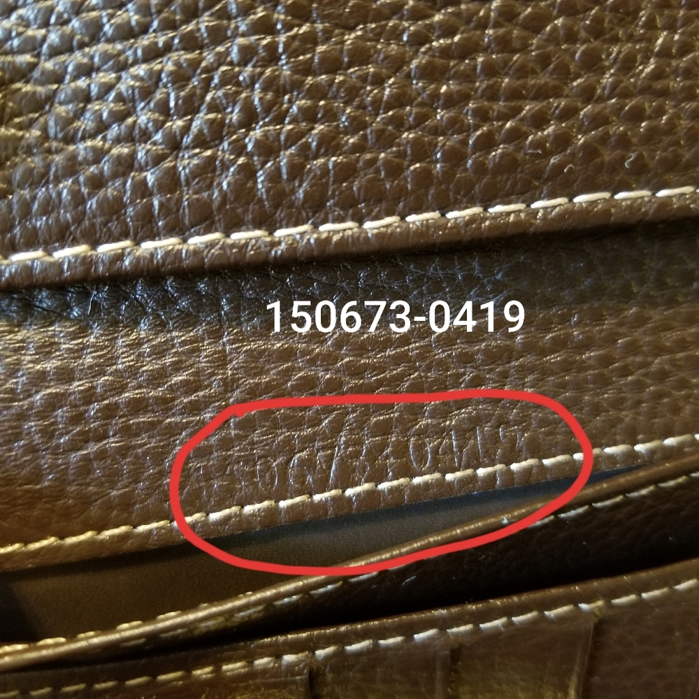 🚫*SOLD*Gucci GG leather/canvas continental wallet - Picture 9 of 9